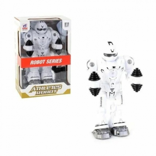  30 CM PİLLİ SESLİ IŞIKLI HAREKETLİ SPORCU ROBOT 3528