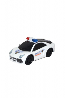 16 cm 3D Sesli Işıklı Çarp Dön Pilli Polis Arabası 2020
