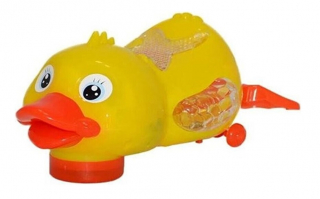 18 cm Pilli Sesli Işıklı Hareketli Müzikli Sürünen Ördek 3957