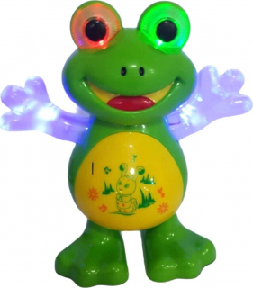 20 cm Işıklı ve Müzikli Dansçı Kurbağa 3155