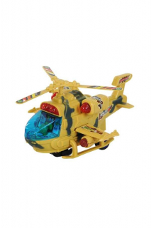 22 Cm Kutulu Pilli Işıklı Sesli Hareketli Askeri Helikopter 9025