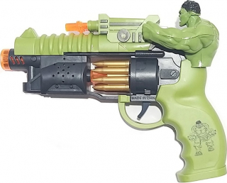 23 cm Pilli Sesli Işıklı Hulk Yeşil Dev Oyuncak 1005