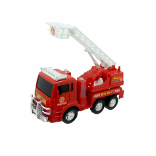 25 CM Sesli Ve Işıklı Çarp Dön Oyuncak itfaiye Aracı 7720