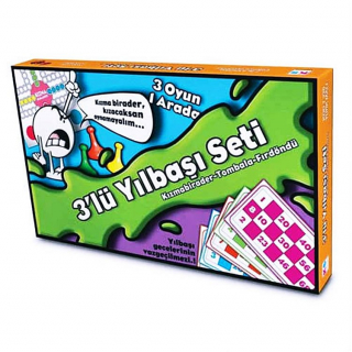 3 lü Yılbaşı Seti Kızma Birader-Tombala-Fırdöndü 2200