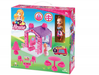 36 Parça Pınarstore Pinkie Girl Tek Katlı Ev LEGO House 2381