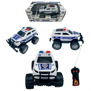 Duman 2 Fonksiyonlu Pilli Polis Jeep 0276